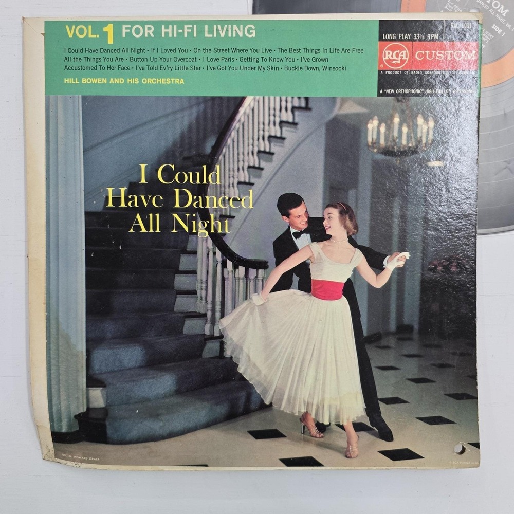 Hill Bowen Orchestra I Could Have Danced All Night Vol 1 RCA Custom Vinyl LP